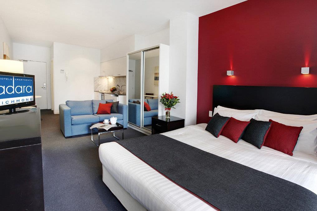 Adara Hotel Richmond Melbourne Oda fotoğraf